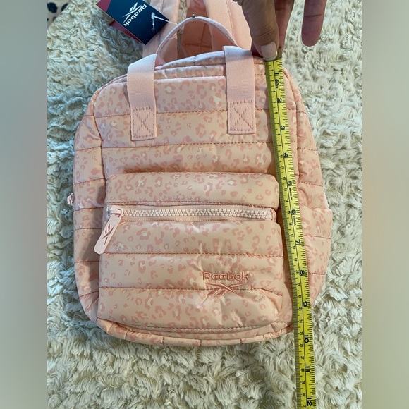 NWT Reebok Mini Backpack Pink Leopard Print - Picture 5 of 7
